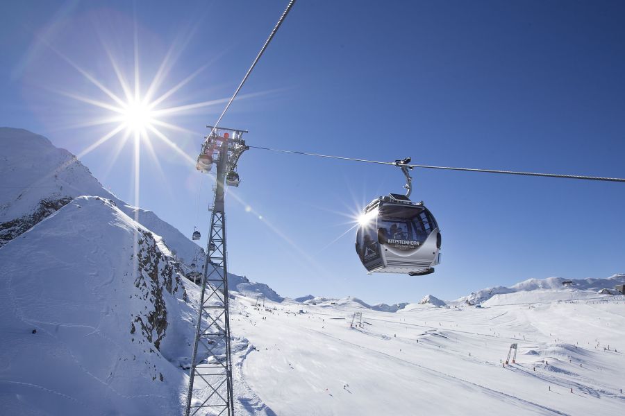 Gondelbahn im Skigebiet Kitzsteinhorn bei Zell am See-Kaprun